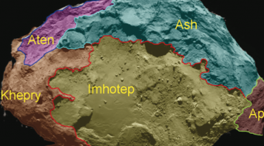 Cartografiado del cometa 67P